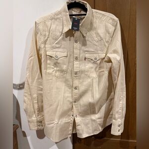 Levi's Beige Barstow Western Shirt